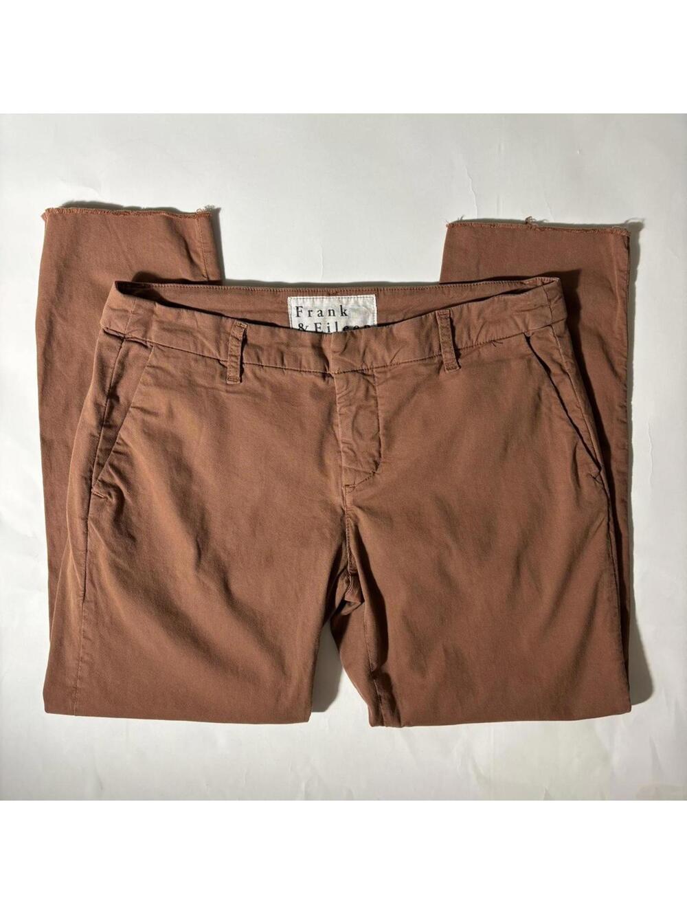 Frank & Eileen cropped pants, style Wicklow, brown